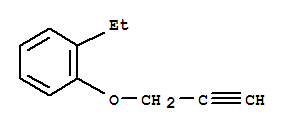 Benzene,1-ethyl-2-(2-propynyloxy)-(9ci)Structure,342403-44-5Structure Benzene,1-ethyl-2-(2-propynyloxy)-(9ci) Structure,342403-44-5Structure