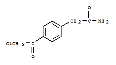 Benzeneacetamide,4-(chloroacetyl)-(9ci)Structure,342413-41-6Structure Benzeneacetamide,4-(chloroacetyl)-(9ci) Structure,342413-41-6Structure