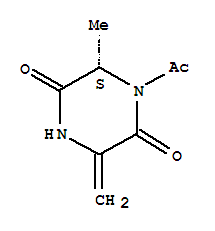 2,5-Piperazinedione,1-acetyl-6-methyl-3-methylene-,(6s)-(9ci)Structure,342416-72-2Structure 2,5-Piperazinedione,1-acetyl-6-methyl-3-methylene-,(6s)-(9ci) Structure,342416-72-2Structure