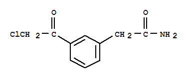 Benzeneacetamide,3-(chloroacetyl)-(9ci)Structure,342422-38-2Structure Benzeneacetamide,3-(chloroacetyl)-(9ci) Structure,342422-38-2Structure