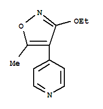 Pyridine,4-(3-ethoxy-5-methyl-4-isoxazolyl)-(9ci)Structure,342424-89-9Structure Pyridine,4-(3-ethoxy-5-methyl-4-isoxazolyl)-(9ci) Structure,342424-89-9Structure