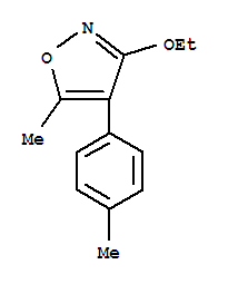 Isoxazole,3-ethoxy-5-methyl-4-(4-methylphenyl)-(9ci)Structure,342424-98-0Structure Isoxazole,3-ethoxy-5-methyl-4-(4-methylphenyl)-(9ci) Structure,342424-98-0Structure