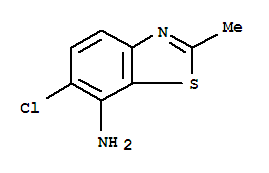 Benzothiazole,7-amino-6-chloro-2-methyl-(8ci)Structure,34257-30-2Structure Benzothiazole,7-amino-6-chloro-2-methyl-(8ci) Structure,34257-30-2Structure