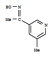 Ethanone,1-(5-methyl-3-pyridinyl)-,oxime (9ci)Structure,342602-13-5Structure Ethanone,1-(5-methyl-3-pyridinyl)-,oxime (9ci) Structure,342602-13-5Structure