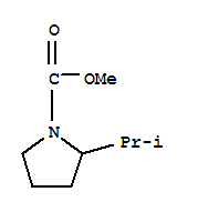 1-Pyrrolidinecarboxylicacid,2-(1-methylethyl)-,methylester(9ci)Structure,342878-54-0Structure 1-Pyrrolidinecarboxylicacid,2-(1-methylethyl)-,methylester(9ci) Structure,342878-54-0Structure