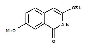 (9ci)-3-乙氧基-7-甲氧基-1(2H)-異喹啉酮結(jié)構(gòu)式_342894-34-2結(jié)構(gòu)式