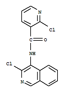 2-Chloro-n-(3-chloro-4-isoquinolinyl)-3-pyridinecarboxamideStructure,342899-39-2Structure 2-Chloro-n-(3-chloro-4-isoquinolinyl)-3-pyridinecarboxamide Structure,342899-39-2Structure