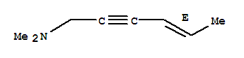 4-Hexen-2-yn-1-amine,n,n-dimethyl-,(4e)-(9ci)Structure,343587-37-1Structure 4-Hexen-2-yn-1-amine,n,n-dimethyl-,(4e)-(9ci) Structure,343587-37-1Structure