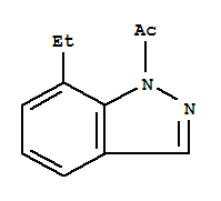 1H-indazole, 1-acetyl-7-ethyl- (9ci) Structure,343773-69-3Structure