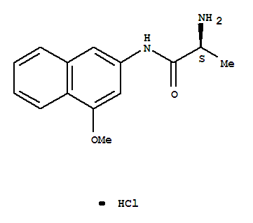 L-alanine 4-methoxy--naphthylamide hydrochlorideStructure,3438-14-0Structure L-alanine 4-methoxy--naphthylamide hydrochloride Structure,3438-14-0Structure