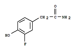 Benzeneacetamide,3-fluoro-4-hydroxy-Structure,343867-09-4Structure Benzeneacetamide,3-fluoro-4-hydroxy- Structure,343867-09-4Structure