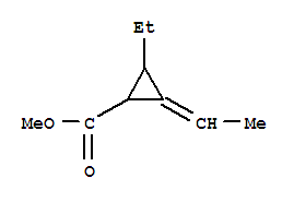 Cyclopropanecarboxylic acid,2-ethyl-3-ethylidene-,methyl ester (9ci)Structure,343867-78-7Structure Cyclopropanecarboxylic acid,2-ethyl-3-ethylidene-,methyl ester (9ci) Structure,343867-78-7Structure