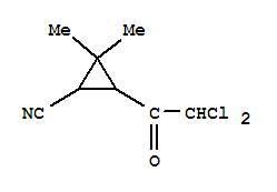 Cyclopropanecarbonitrile,3-(dichloroacetyl)-2,2-dimethyl-(9ci)Structure,343868-18-8Structure Cyclopropanecarbonitrile,3-(dichloroacetyl)-2,2-dimethyl-(9ci) Structure,343868-18-8Structure