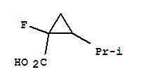Cyclopropanecarboxylic acid,1-fluoro-2-(1-methylethyl)-(9ci)Structure,343929-20-4Structure Cyclopropanecarboxylic acid,1-fluoro-2-(1-methylethyl)-(9ci) Structure,343929-20-4Structure