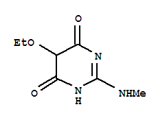 4,6(1H,5h)-pyrimidinedione,5-ethoxy-2-(methylamino)-(9ci)Structure,344298-07-3Structure 4,6(1H,5h)-pyrimidinedione,5-ethoxy-2-(methylamino)-(9ci) Structure,344298-07-3Structure
