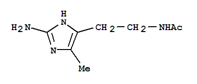 (9CI)-N-[2-(2-氨基-5-甲基-1H-咪唑-4-基)乙基]-乙酰胺結(jié)構(gòu)式_344407-69-8結(jié)構(gòu)式