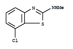 2-Benzothiazolamine,7-chloro-n-methyl-(9ci)Structure,34551-18-3Structure 2-Benzothiazolamine,7-chloro-n-methyl-(9ci) Structure,34551-18-3Structure