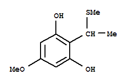 (9Ci)-5-甲氧基-2-[1-(甲基硫代)乙基]-1,3-苯二醇結(jié)構(gòu)式_346406-89-1結(jié)構(gòu)式