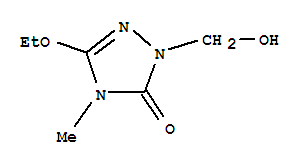 (9Ci)-5-乙氧基-2,4-二氫-2-(羥基甲基)-4-甲基-3H-1,2,4-噻唑-3-酮結(jié)構(gòu)式_349479-42-1結(jié)構(gòu)式