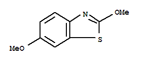 Benzothiazole, 2,6-dimethoxy-(8ci,9ci)Structure,3507-19-5Structure Benzothiazole, 2,6-dimethoxy-(8ci,9ci) Structure,3507-19-5Structure