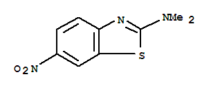 2-Benzothiazolamine,n,n-dimethyl-6-nitro-(9ci)Structure,3507-21-9Structure 2-Benzothiazolamine,n,n-dimethyl-6-nitro-(9ci) Structure,3507-21-9Structure