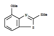 Benzothiazole, 4-methoxy-2-(methylthio)-(7ci,8ci,9ci)Structure,3507-36-6Structure Benzothiazole, 4-methoxy-2-(methylthio)-(7ci,8ci,9ci) Structure,3507-36-6Structure