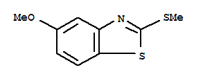 Benzothiazole, 5-methoxy-2-(methylthio)-(7ci,8ci,9ci) Structure,3507-37-7Structure