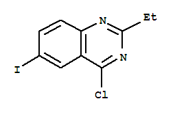 4-氯-2-乙基-6-碘喹唑啉結構式_351426-09-0結構式