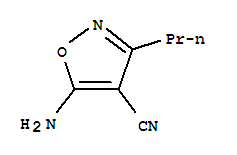 4-Isoxazolecarbonitrile,5-amino-3-propyl-(9ci)Structure,35261-02-0Structure 4-Isoxazolecarbonitrile,5-amino-3-propyl-(9ci) Structure,35261-02-0Structure