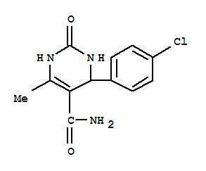 (9Ci)-4-(4-氯苯基)-1,2,3,4-四氫-6-甲基-2-氧代-5-嘧啶羧酰胺結(jié)構(gòu)式_353482-89-0結(jié)構(gòu)式