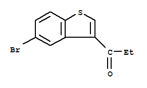 3-丙?；?5-溴-苯并[B]噻吩結(jié)構(gòu)式_353487-39-5結(jié)構(gòu)式