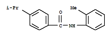 (9Ci)-4-(1-甲基乙基)-N-(2-甲基苯基)-苯甲酰胺結(jié)構(gòu)式_353782-15-7結(jié)構(gòu)式