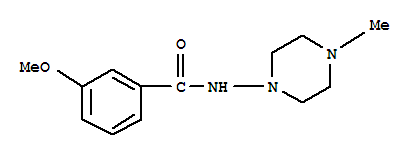 (9Ci)-3-甲氧基-N-(4-甲基-1-哌嗪)-苯甲酰胺結(jié)構(gòu)式_353786-95-5結(jié)構(gòu)式