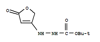 1-(2-Methyl-2-propanyl)-2-(5-oxo-2,5-dihydro-3-furanyl)hydrazinecarboxylic acidStructure,354129-82-1Structure 1-(2-Methyl-2-propanyl)-2-(5-oxo-2,5-dihydro-3-furanyl)hydrazinecarboxylic acid Structure,354129-82-1Structure