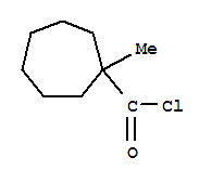 Cycloheptanecarbonyl chloride, 1-methyl-(9ci) Structure,35664-99-4Structure