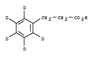 Hydrocinnamic-d5 acid (phenyl-d5)Structure,35845-62-6Structure Hydrocinnamic-d5 acid (phenyl-d5) Structure,35845-62-6Structure