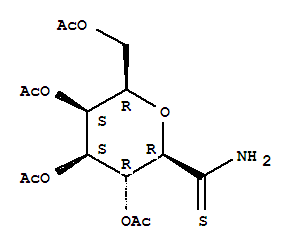 (2R,3s,4s,5r,6r)-2-(acetoxymethyl)-6-carbamothioyltetrahydro-2h-pyran-3,4,5-triyl triacetateStructure,358738-47-3Structure (2R,3s,4s,5r,6r)-2-(acetoxymethyl)-6-carbamothioyltetrahydro-2h-pyran-3,4,5-triyl triacetate Structure,358738-47-3Structure