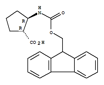 (1R,2r)-fmoc-2-aminocyclopentane carboxylic acidStructure,359586-69-9Structure (1R,2r)-fmoc-2-aminocyclopentane carboxylic acid Structure,359586-69-9Structure