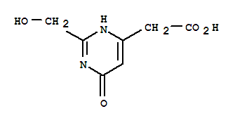 (9ci)-1,6-二氫-2-(羥基甲基)-6-氧代-4-嘧啶乙酸結構式_35978-14-4結構式