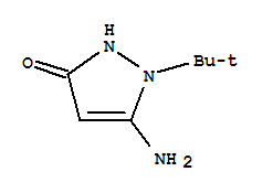 3H-pyrazol-3-one, 5-amino-1-(1,1-dimethylethyl)-1,2-dihydro-(9ci)Structure,359867-35-9Structure 3H-pyrazol-3-one, 5-amino-1-(1,1-dimethylethyl)-1,2-dihydro-(9ci) Structure,359867-35-9Structure