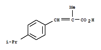 (9ci)-2-甲基-3-[4-(1-甲基乙基)苯基]-2-丙酸結構式_3602-26-4結構式