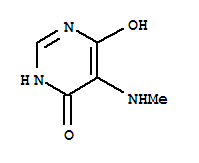 4,6-Pyrimidinediol, 5-(methylamino)-(6ci,7ci,8ci)Structure,3602-99-1Structure 4,6-Pyrimidinediol, 5-(methylamino)-(6ci,7ci,8ci) Structure,3602-99-1Structure