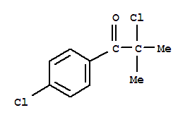 1-Propanone, 2-chloro-1-(4-chlorophenyl)-2-methyl-(9ci)Structure,36025-21-5Structure 1-Propanone, 2-chloro-1-(4-chlorophenyl)-2-methyl-(9ci) Structure,36025-21-5Structure