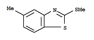 Benzothiazole, 5-methyl-2-(methylthio)-(7ci,8ci,9ci) Structure,3622-48-8Structure