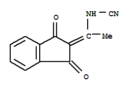 Cyanamide, [1-(1,3-dihydro-1,3-dioxo-2h-inden-2-ylidene)ethyl]-(9ci) Structure,362499-35-2Structure