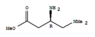 (3r)-(9ci)-3-氨基-4-(二甲基氨基)-丁酸甲酯結(jié)構(gòu)式_362704-90-3結(jié)構(gòu)式