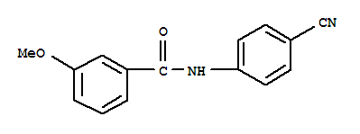 (9ci)-n-(4-氰基苯基)-3-甲氧基-苯甲酰胺結(jié)構(gòu)式_364742-59-6結(jié)構(gòu)式