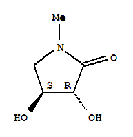 (3R,4s)-3,4-dihydroxy-1-methyl-2-pyrrolidinoneStructure,364752-95-4Structure (3R,4s)-3,4-dihydroxy-1-methyl-2-pyrrolidinone Structure,364752-95-4Structure