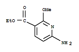 3-Pyridinecarboxylicacid,6-amino-2-methoxy-,ethylester(9ci)Structure,365256-43-5Structure 3-Pyridinecarboxylicacid,6-amino-2-methoxy-,ethylester(9ci) Structure,365256-43-5Structure