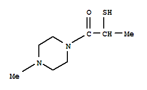 Piperazine,1-(2-mercapto-1-oxopropyl)-4-methyl-(9ci)Structure,365454-32-6Structure Piperazine,1-(2-mercapto-1-oxopropyl)-4-methyl-(9ci) Structure,365454-32-6Structure